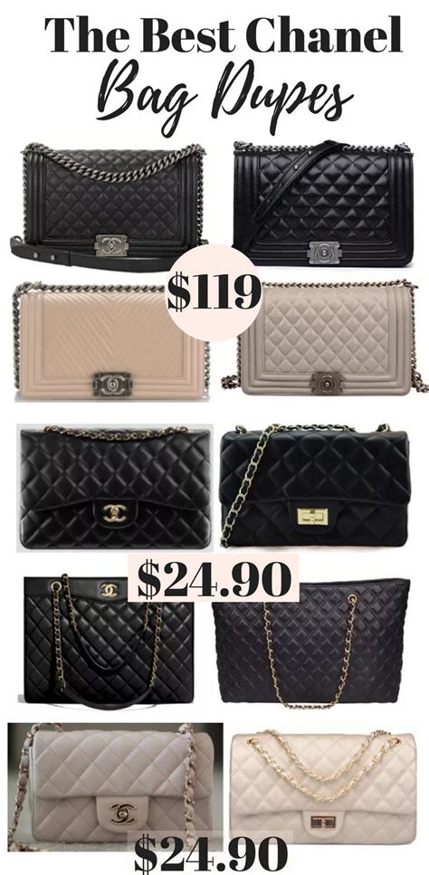 leather chanel boy dupes|best chanel knockoff handbags.